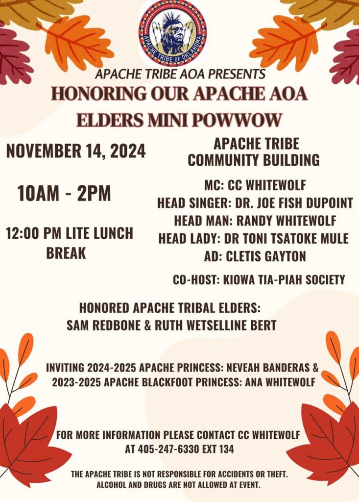 AOA Elder Powwow Flyer